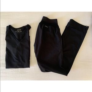 XXS Black Cherokee Infinity Scrub Set